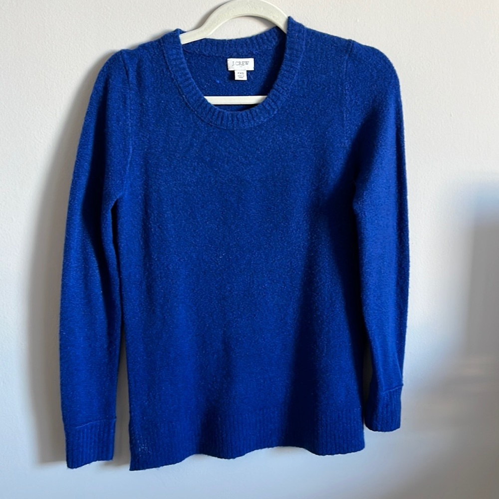 Royal blue wool sweater